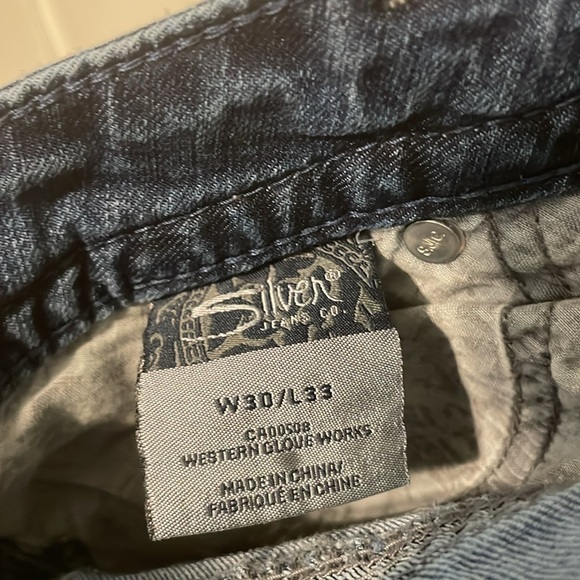 Tuesday Silver Canadian Designer jeans size 30/33 - Picture 3 of 4